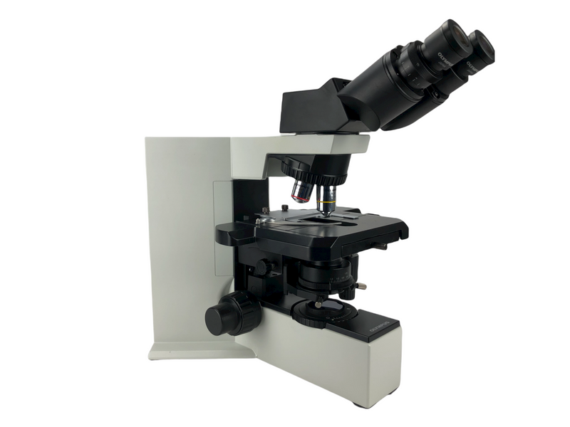 Olympus BX40 Clinical Pathology Microscope w/ 4x, 10x, 20x, 60x Plan Achromat Objectives - Reconditioned