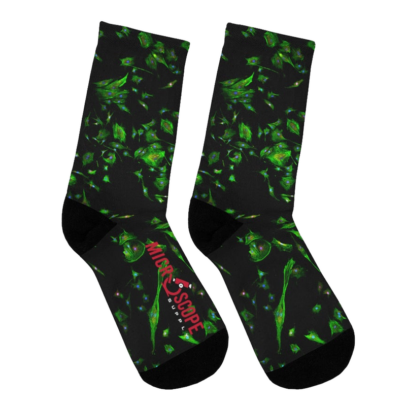 Microscope Supply Socks - Fluorescence Image