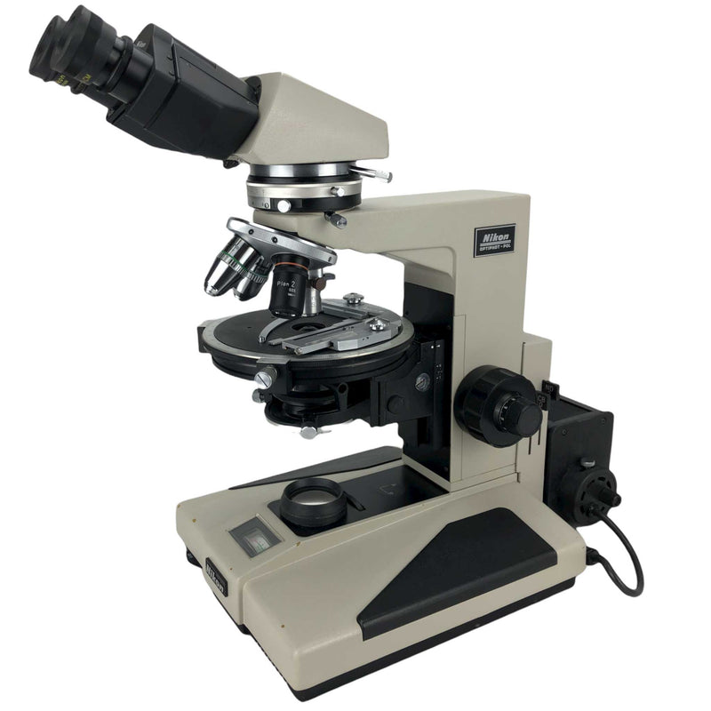 Nikon Optiphot Pol Polarizing Dispersion Staining Asbestos Microscope PLM - Reconditioned - Microscope Supply