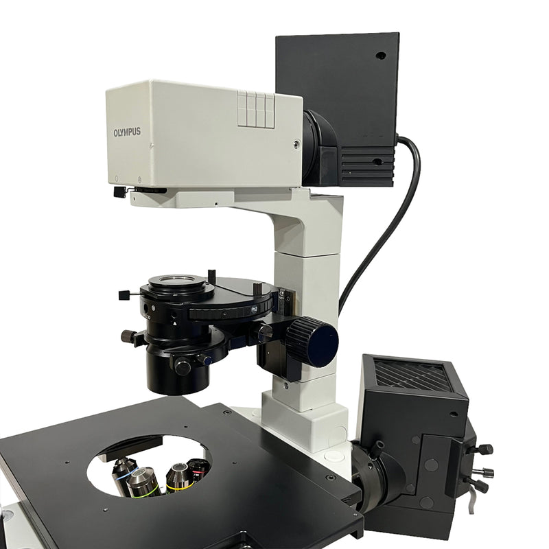 Olympus IX70 Inverted Microscope - Phase Contrast & Fluorescence - Reconditioned