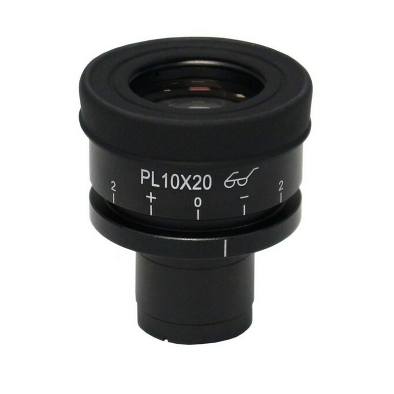 Accu-Scope 00-3113-20R HWF Plan 10x/20 Focusing Eyepiece with Reticle, Single | Microscope Supply