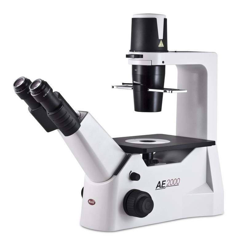 Motic AE2000 Inverted Phase Contrast Microscope - LED