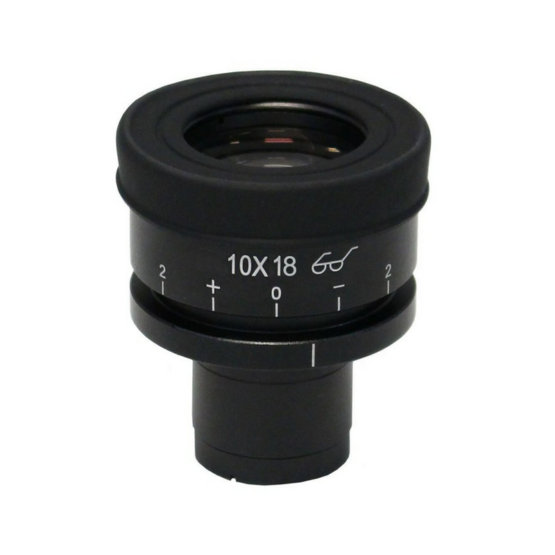 Accu-Scope 00-3113-18 HWF10x/18 Focusing Eyepiece, Single - Microscope Supply