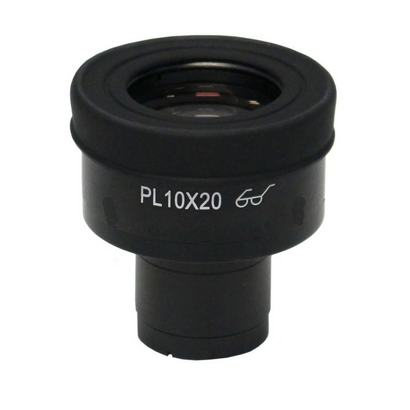 Accu-Scope 00-3113-20F HWF Plan 10x/20 Fixed Eyepiece, Single - Microscope Supply