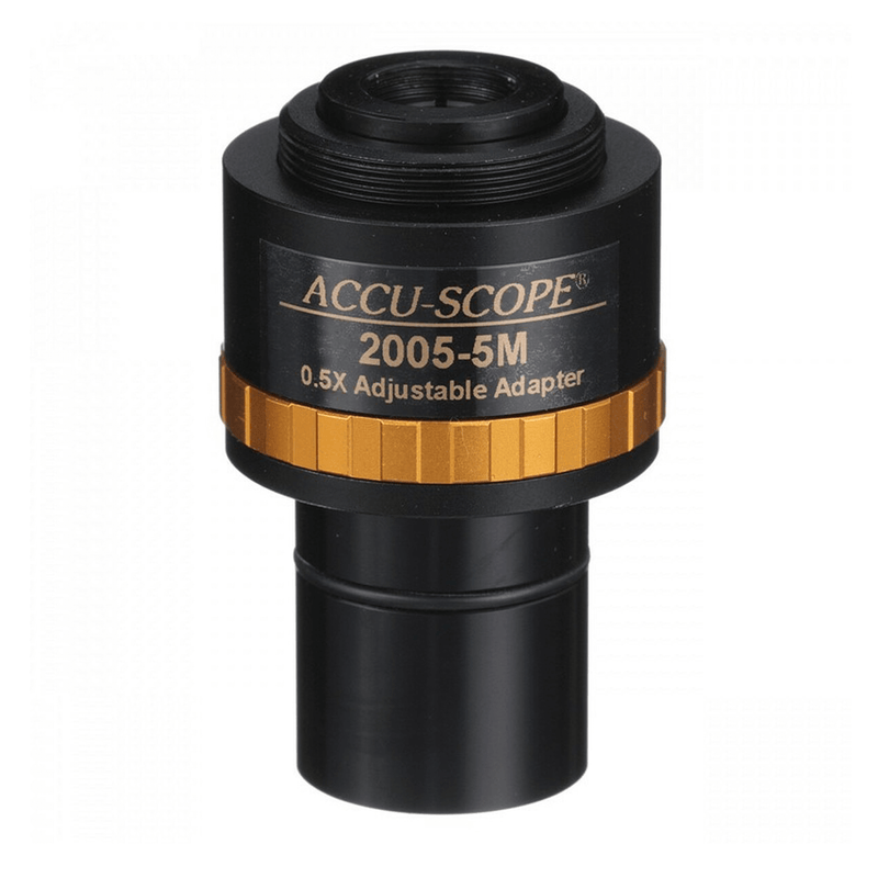 Accu-Scope 2005-5M 0.50x Focusable C-Mount Adapter - Microscope Supply