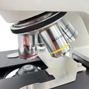 Accu-Scope EXC-123-PL Trinocular LED Microscope with Plan Achromat Objectives & Reticle- Refurbished