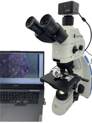 Accu-Scope EXC-350 Fluorescence/Phase Upright Microscope w/ 5MP Excelis Camera - Reconditioned