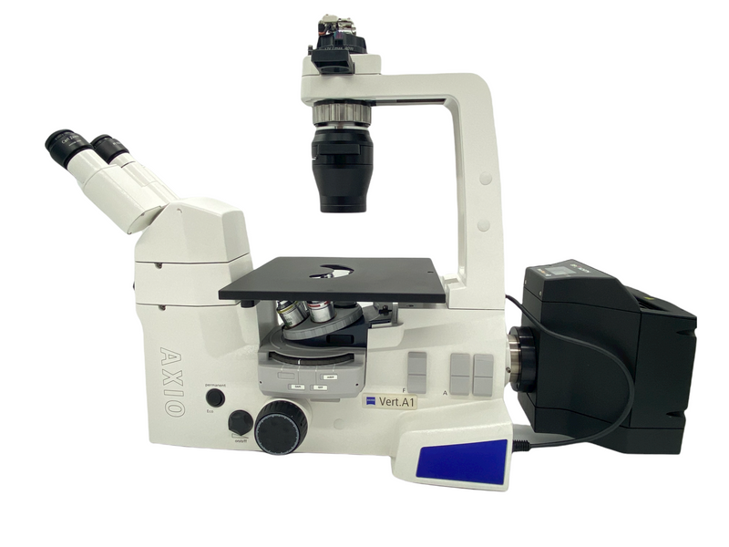 Zeiss Axiovert A1 Inverted Fluorescence Microscope 8MP Camera - Microscope Supply
