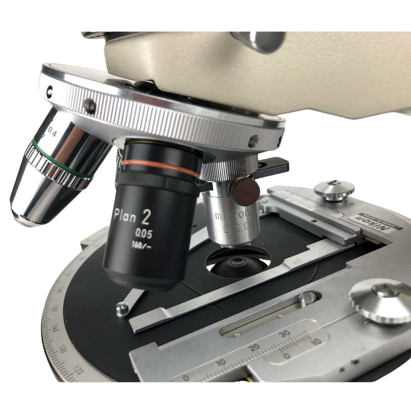 Nikon Optiphot Pol Polarizing Dispersion Staining Asbestos Microscope PLM - Reconditioned