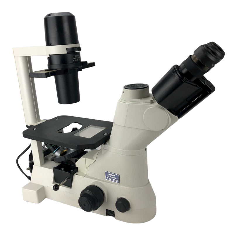 Nikon TS100 Trinocular Phase Fluorescent Microscope - Microscope Supply