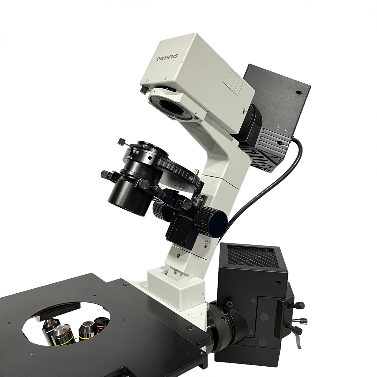 Olympus IX70 Inverted Microscope - Phase Contrast & Fluorescence - Rec