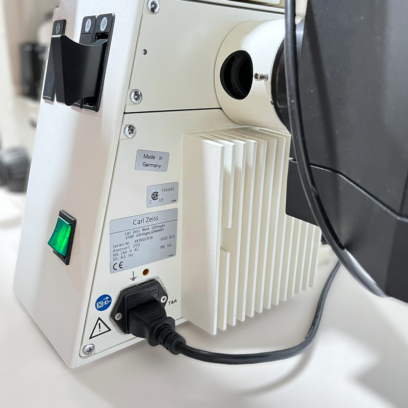 Zeiss Axiovert 200 Inverted Microscope - Phase & Fluorescence - Reconditioned